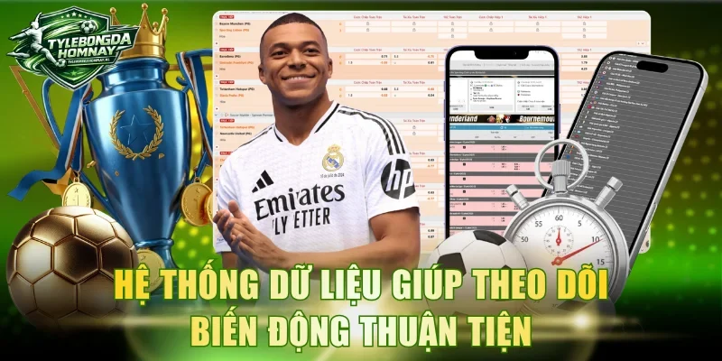 Hệ thống dữ liệu giúp theo dõi biến động thuận tiện